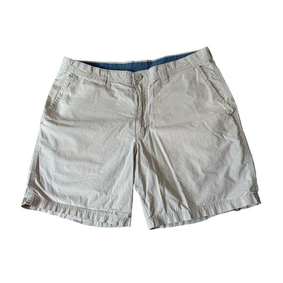 Columbia Mens Shorts, size 36, 8L, 100% Cotton, Khaki/Tan - Picture 1 of 9
